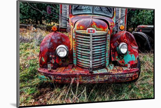 International truck HDR, Overisel Township, Allegan County, Michigan, USA-null-Mounted Photographic Print