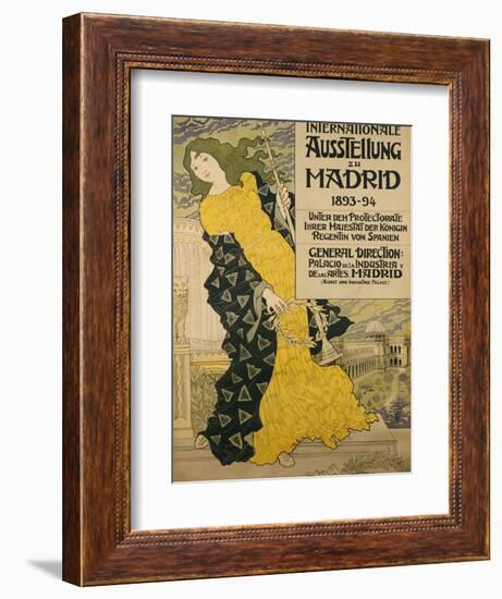 Internationale Ausstellung Zu Madrid, 1893-Eugene Grasset-Framed Giclee Print