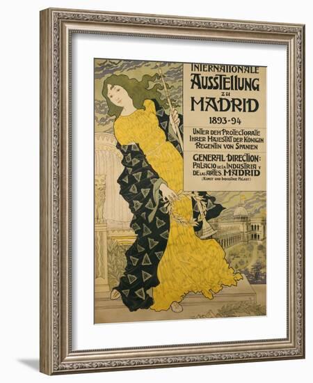 Internationale Ausstellung Zu Madrid, 1893-Eugene Grasset-Framed Giclee Print