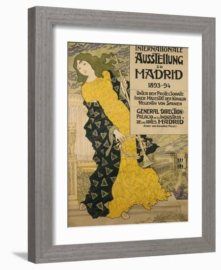 Internationale Ausstellung Zu Madrid, 1893-Eugene Grasset-Framed Giclee Print