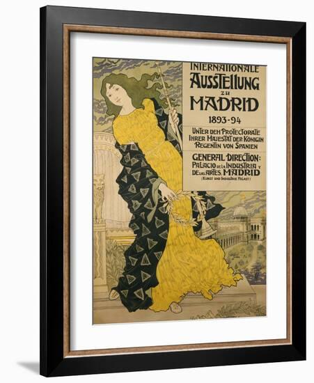 Internationale Ausstellung Zu Madrid, 1893-Eugene Grasset-Framed Giclee Print