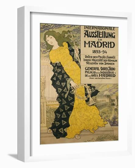 Internationale Ausstellung Zu Madrid, 1893-Eugene Grasset-Framed Giclee Print