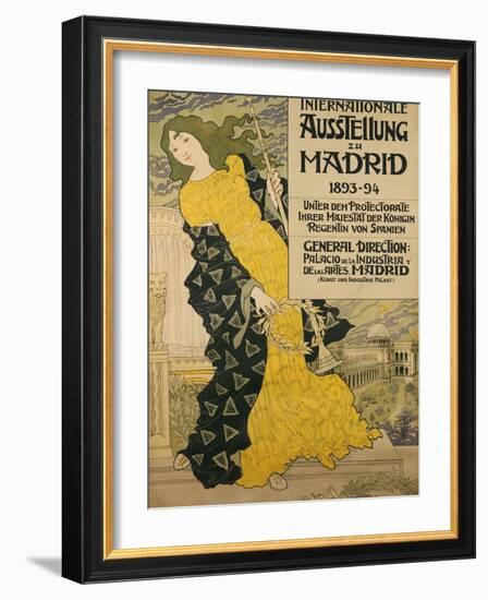 Internationale Ausstellung Zu Madrid, 1893-Eugene Grasset-Framed Giclee Print