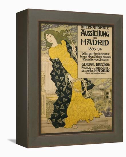 Internationale Ausstellung Zu Madrid, 1893-Eugene Grasset-Framed Premier Image Canvas
