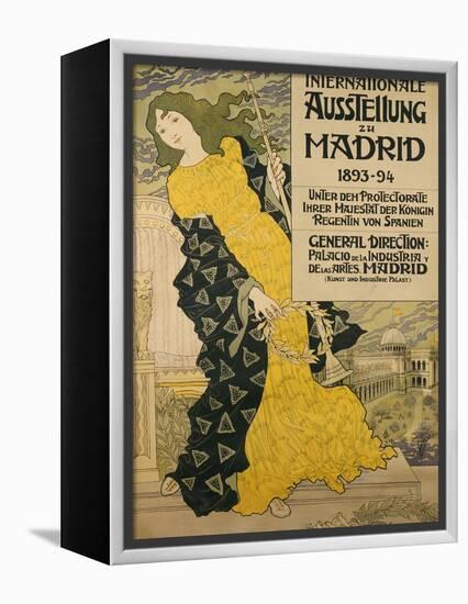 Internationale Ausstellung Zu Madrid, 1893-Eugene Grasset-Framed Premier Image Canvas