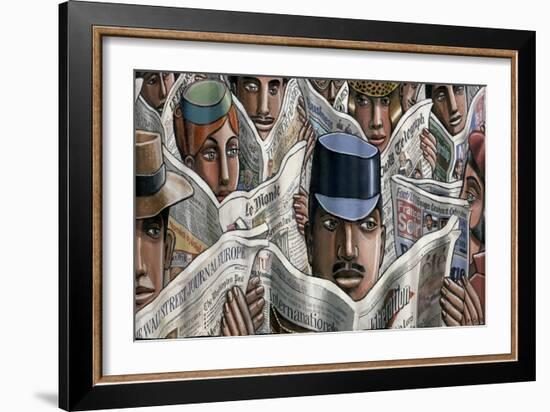 Internationals, 2015-PJ Crook-Framed Giclee Print