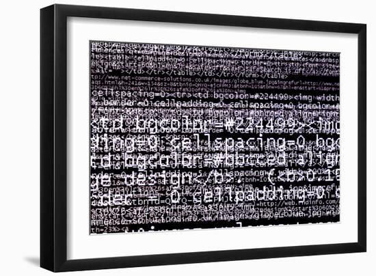 Internet Computer Code-Christian Darkin-Framed Photographic Print