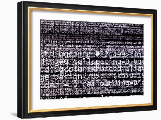 Internet Computer Code-Christian Darkin-Framed Photographic Print