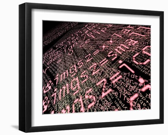 Internet Computer Code-Christian Darkin-Framed Photographic Print