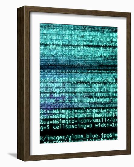 Internet Computer Code-Christian Darkin-Framed Photographic Print