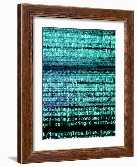 Internet Computer Code-Christian Darkin-Framed Photographic Print