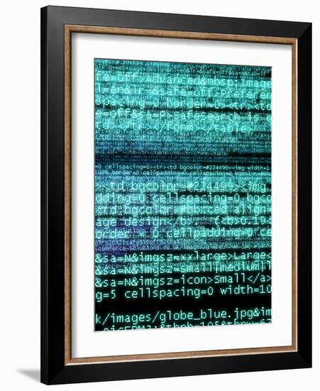 Internet Computer Code-Christian Darkin-Framed Photographic Print