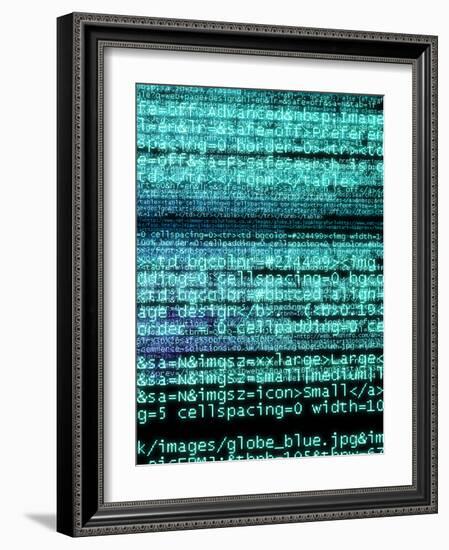 Internet Computer Code-Christian Darkin-Framed Photographic Print