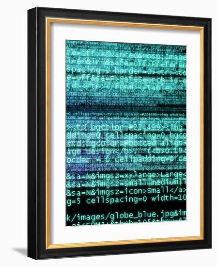 Internet Computer Code-Christian Darkin-Framed Photographic Print