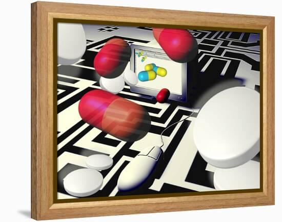 Internet Pharmacy-Hans-ulrich Osterwalder-Framed Premier Image Canvas