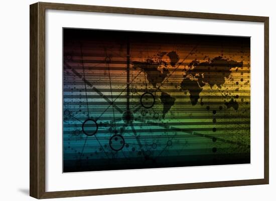 Internet Web Technology as Shared Data Services-kentoh-Framed Premium Giclee Print