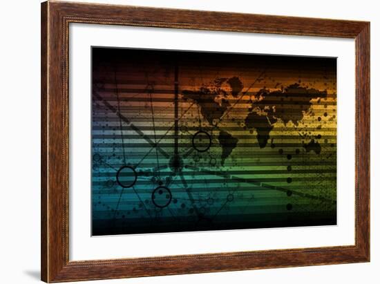 Internet Web Technology as Shared Data Services-kentoh-Framed Premium Giclee Print