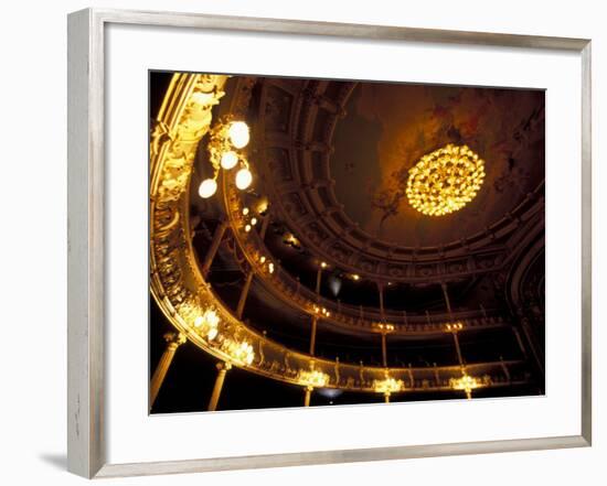 Interrior of National Theater, San Jose, Costa Rica-Scott T. Smith-Framed Photographic Print