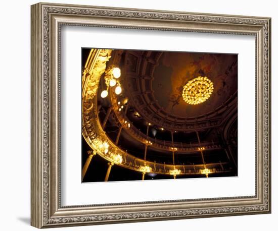 Interrior of National Theater, San Jose, Costa Rica-Scott T. Smith-Framed Photographic Print