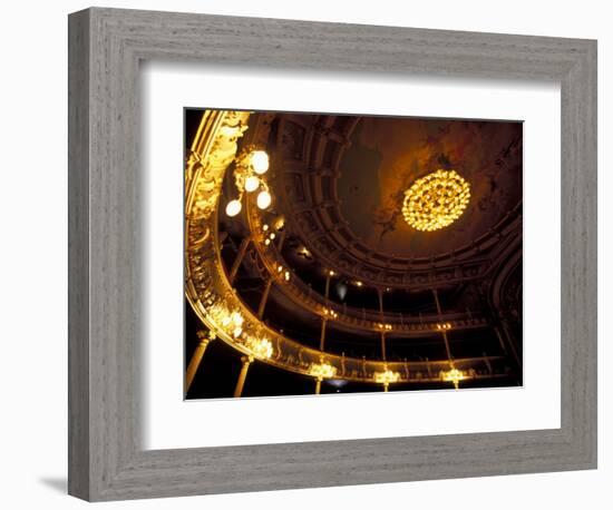 Interrior of National Theater, San Jose, Costa Rica-Scott T. Smith-Framed Photographic Print