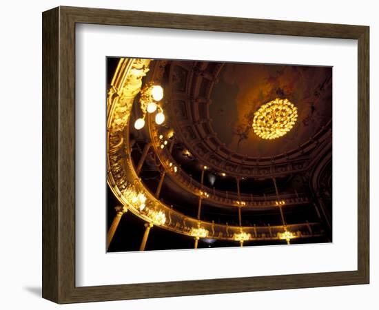 Interrior of National Theater, San Jose, Costa Rica-Scott T. Smith-Framed Photographic Print