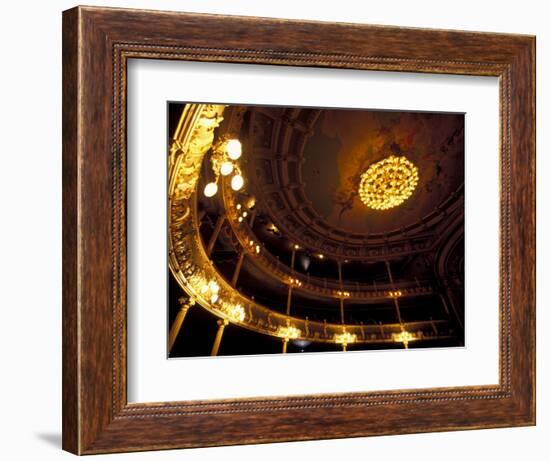 Interrior of National Theater, San Jose, Costa Rica-Scott T. Smith-Framed Photographic Print