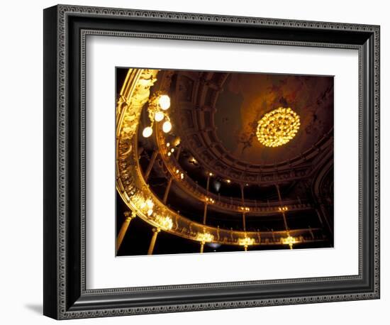 Interrior of National Theater, San Jose, Costa Rica-Scott T. Smith-Framed Photographic Print