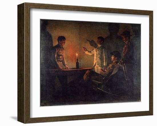 Interrogation of a Deserter, C.1901-1902-Vasili Vasilyevich Vereshchagin-Framed Giclee Print