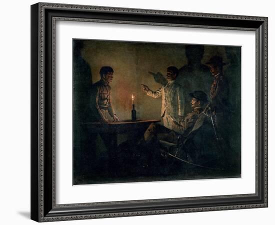 Interrogation of a Deserter-Vasilij Vereshchagin-Framed Giclee Print