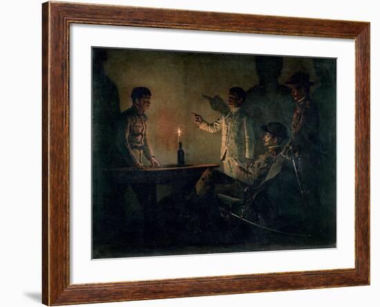 Interrogation of a Deserter-Vasilij Vereshchagin-Framed Giclee Print