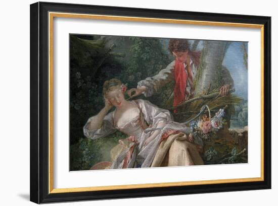 Interrupted Sleep-Francois Boucher-Framed Art Print