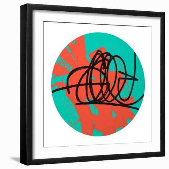 Interruption ( Acrylic on Pannel)-Aaron Bevan-Bailey-Framed Giclee Print