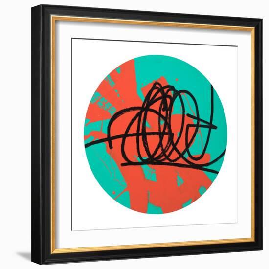 Interruption ( Acrylic on Pannel)-Aaron Bevan-Bailey-Framed Giclee Print