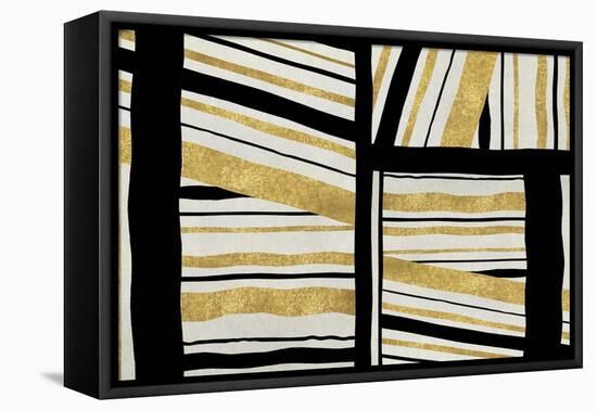 Intersect - Golden-Ellie Roberts-Framed Stretched Canvas