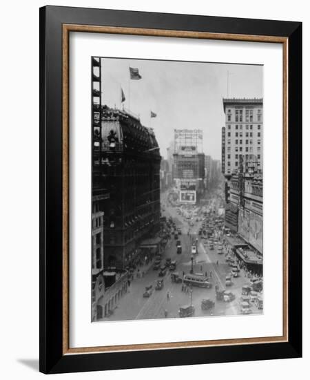 Intersection of Broadway and 7th Avenue, North of Times Square-Emil Otto Hoppé-Framed Photographic Print