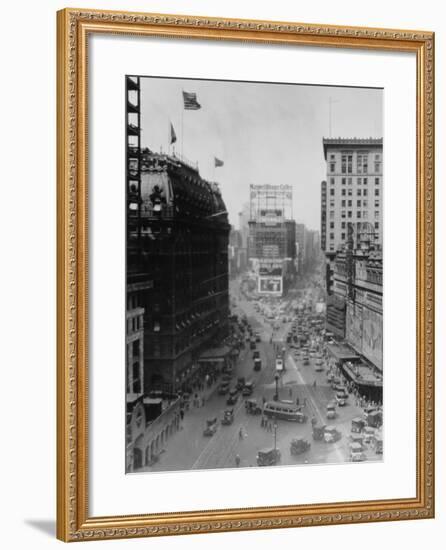 Intersection of Broadway and 7th Avenue, North of Times Square-Emil Otto Hoppé-Framed Photographic Print