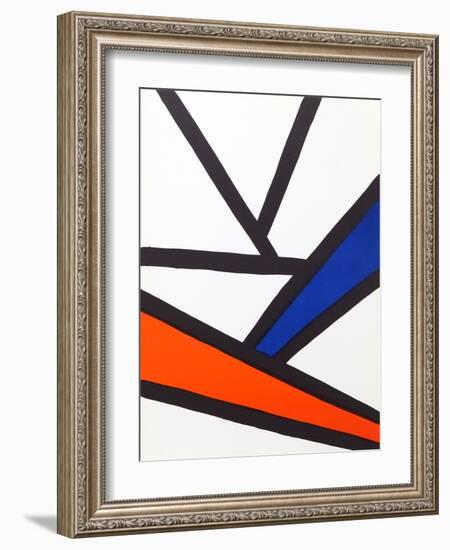 Intersections from Derriere Le Miroir-Alexander Calder-Framed Collectable Print