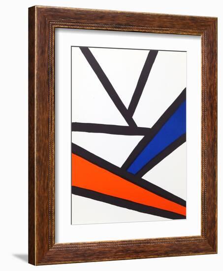 Intersections from Derriere Le Miroir-Alexander Calder-Framed Collectable Print