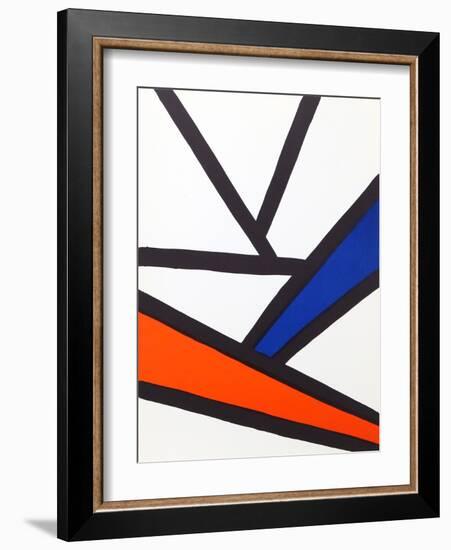 Intersections from Derriere Le Miroir-Alexander Calder-Framed Collectable Print