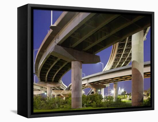 Interstate Highway Bridge Overpass at Dusk on Summer Evening, Charleston, South Carolina, Usa-Paul Souders-Framed Premier Image Canvas