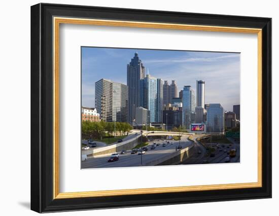 Interstate I-85 Leading into Downtown Atlanta, Georgia, United States of America, North America-Gavin Hellier-Framed Photographic Print