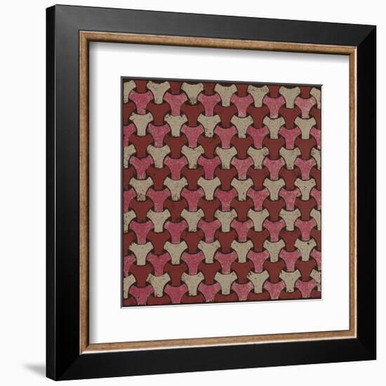 Interwoven (Red)-Susan Clickner-Framed Giclee Print