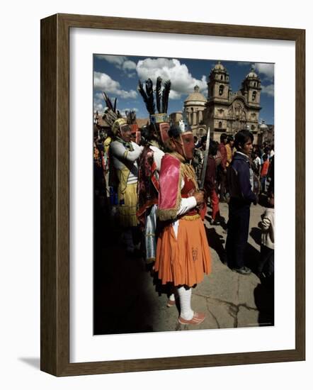 Inti Rayma Festival, Cuzco, Peru, South America-Rob Cousins-Framed Photographic Print