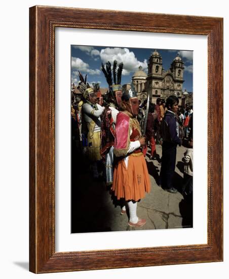 Inti Rayma Festival, Cuzco, Peru, South America-Rob Cousins-Framed Photographic Print