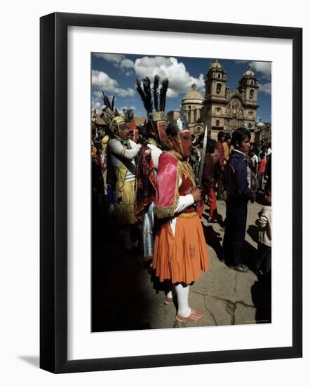 Inti Rayma Festival, Cuzco, Peru, South America-Rob Cousins-Framed Photographic Print