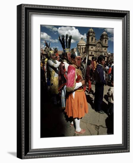 Inti Rayma Festival, Cuzco, Peru, South America-Rob Cousins-Framed Photographic Print