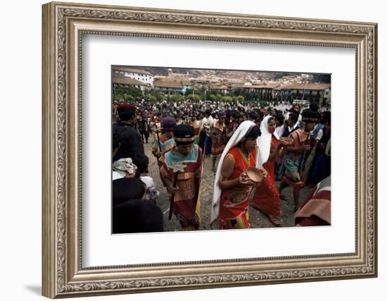 Inti Rayma Festival, Cuzco, Peru, South America-Rob Cousins-Framed Photographic Print