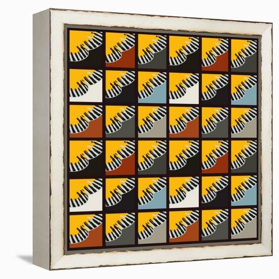 Inti Wing Grid-Belen Mena-Framed Premier Image Canvas