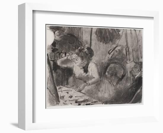 Intimacy, c. 1877-80-Edgar Degas-Framed Giclee Print