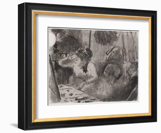 Intimacy, c. 1877-80-Edgar Degas-Framed Giclee Print